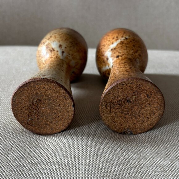 Handmade Set of 2 Pottery Wine Goblets A - Picture 4 of 4